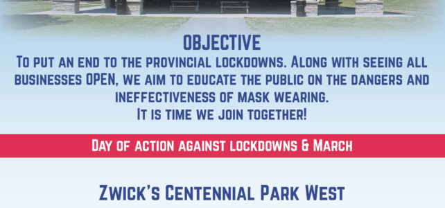 Day of Action Against Lockdowns & March